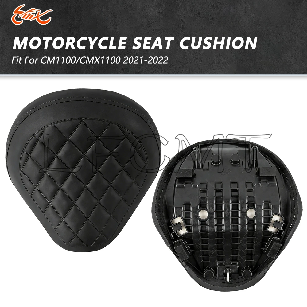 Fit for Rebel 1100 CMX 1100 CM1100 CMX1100 2021-2024 2022 2023 Motorcycle Black/Brown Front Rider Driver Solo Seat Cushion