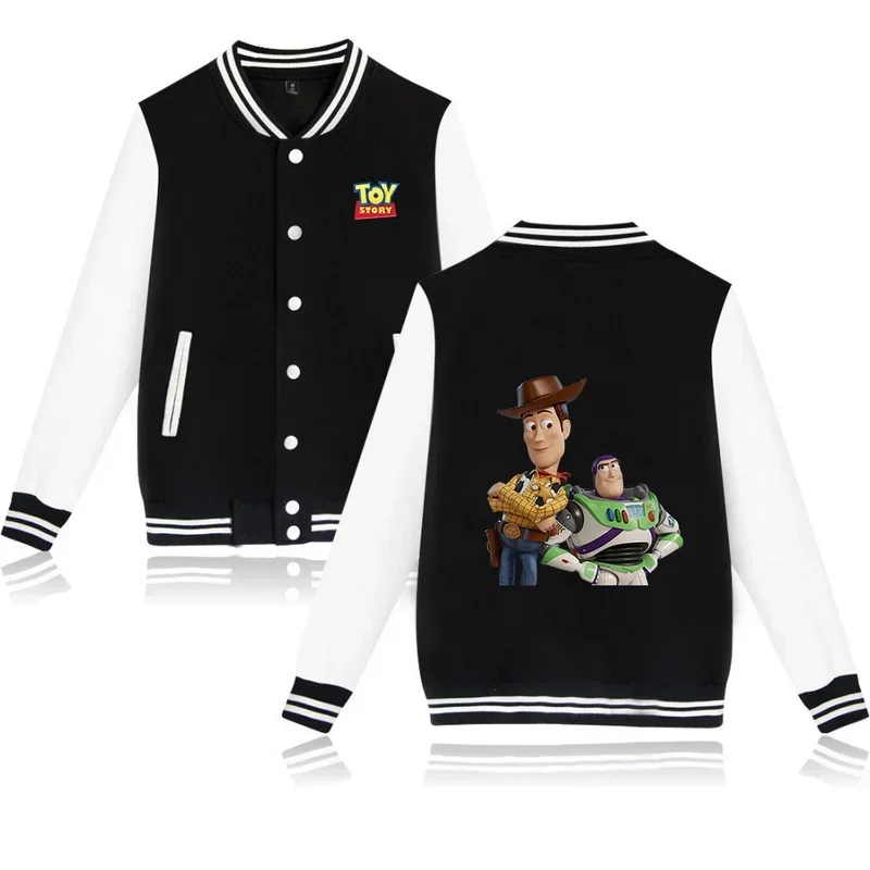 Toy Story Buzz Lightyear Baseball Jacket Men Women Hip Hop Harajuku Jackets Streetwear Boys Girls Loose College Coats