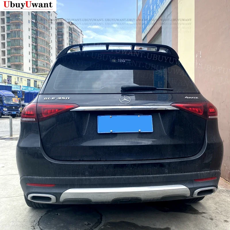 

For Mercedes W167 GLE Roof Spoiler grade ML-class 2019 2020 ABS Plastic Unpainted Color Rear Tail Wing Lip Spoiler Car Styling