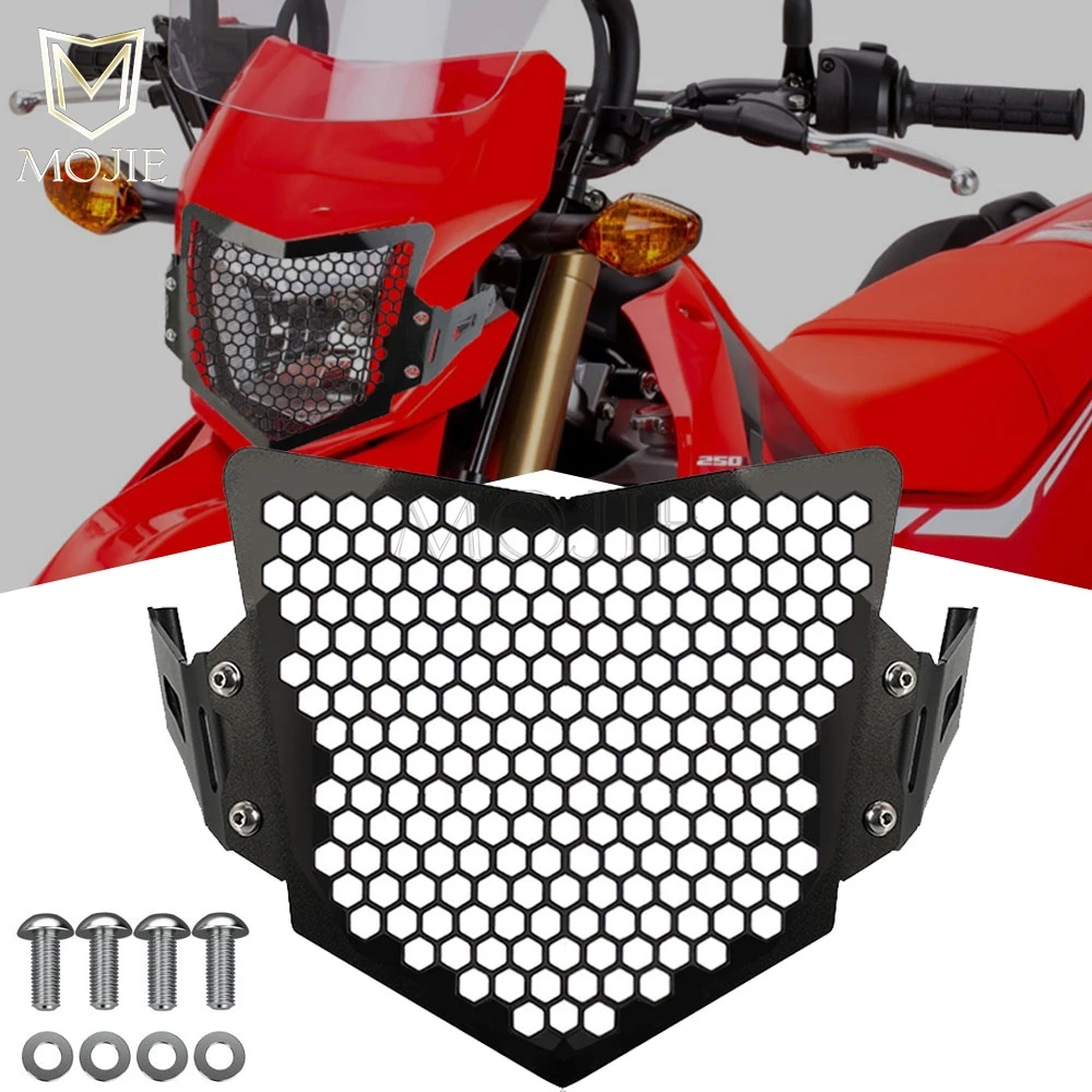 

FOR HONDA CRF250L CRF250M CRF300L CRF 250 L 2013-2024 Motorcycle Headlight Grille Guard Cover Protector Protection Accessories