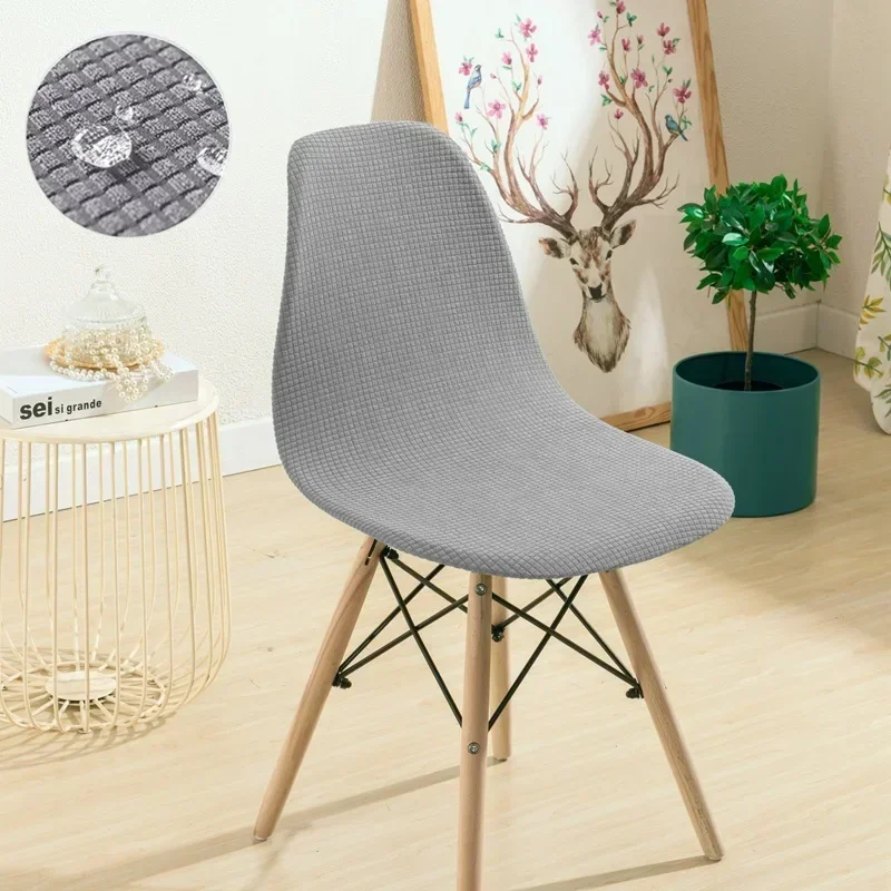 1/2/3/4/5/6Pcs Family Pack Chair Cover Waterproof Adjustable Seat Cover Thin in Summer Dining Room Antifouling Removable