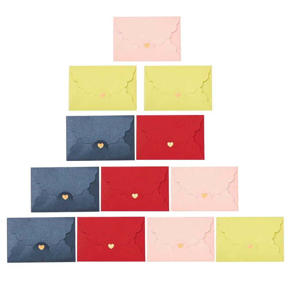 12pçs envelopes de material de envelope, cartões de membro de enchimento de dinheiro para convites de casamento