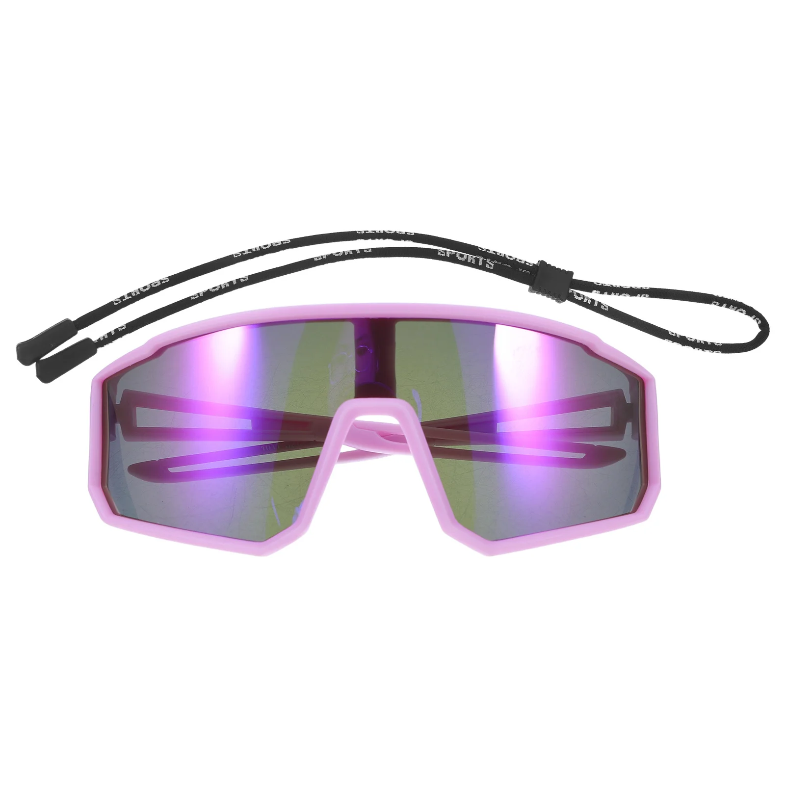 

Поляризованные спортивные солнцезащитные очки с защитой UV400, легкая оправа, молодежные велосипедные солнцезащитные очки, прикрепленный ремешок, спортивные на открытом воздухе