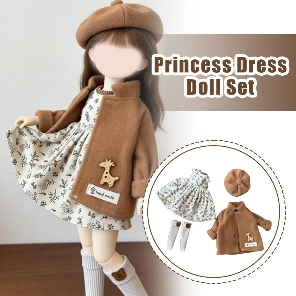 ชุดเสื้อผ้าตุ๊กตา BJD ขนาด 30 ซม. 1/6 ชุดแฟชั่นตุ๊กตา ชุดเดรสเจ้าหญิงแสนสวย ของเล่นเด็กผู้หญิง ของขวัญ ชุดตุ๊กตา อุปกรณ์เสริมตุ๊กตา