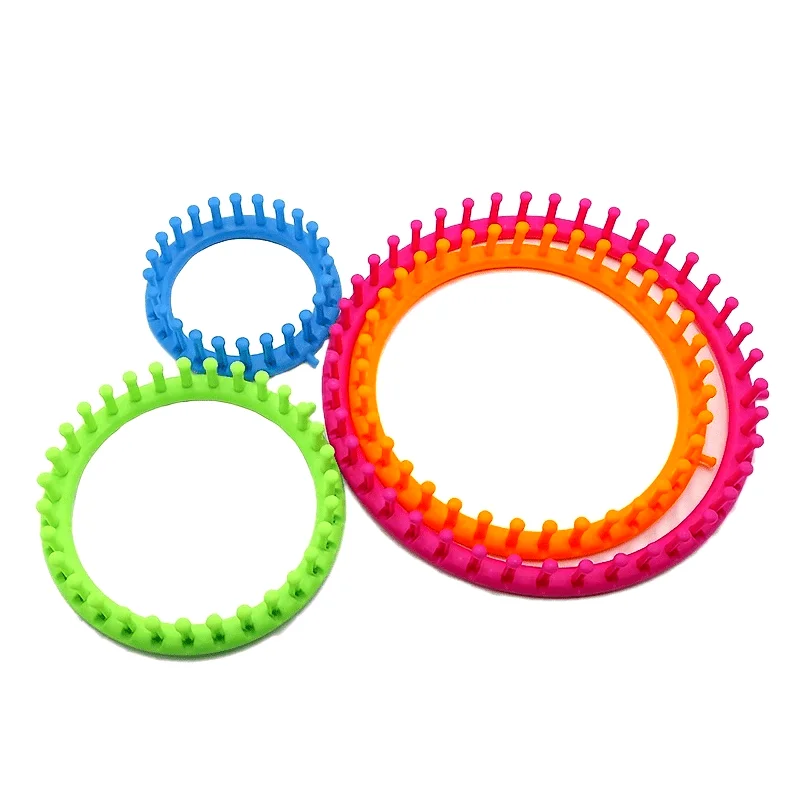

Colorful DIY Knitting Loom Kit| Hats/Sweaters/Blankets Maker with Guide for Beginners to Pro