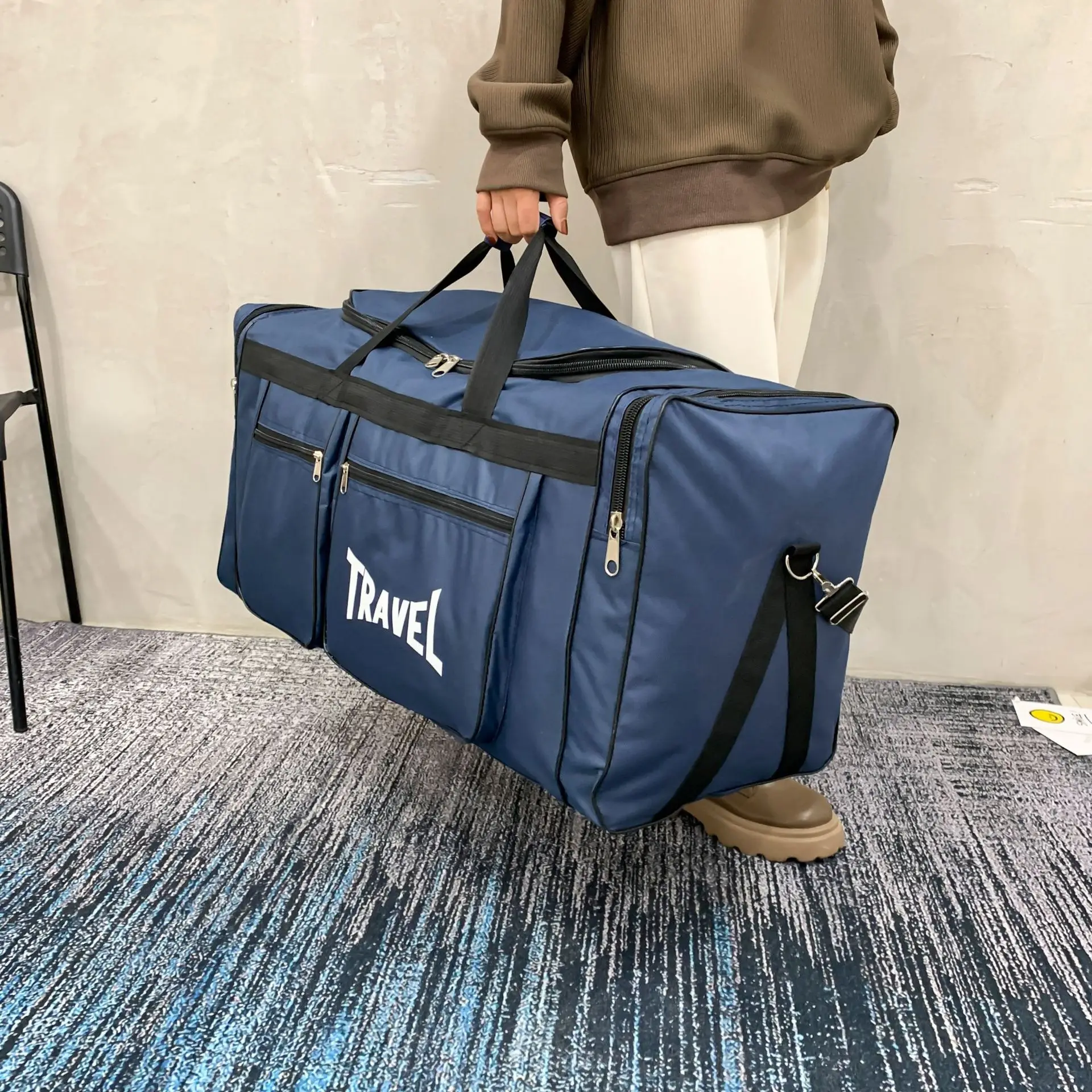 

Travel Bag Foldable Large Capacity Waterproof Business Sports Handbags Wear-Resistant Portable Multifunction Duffel Bags mochila