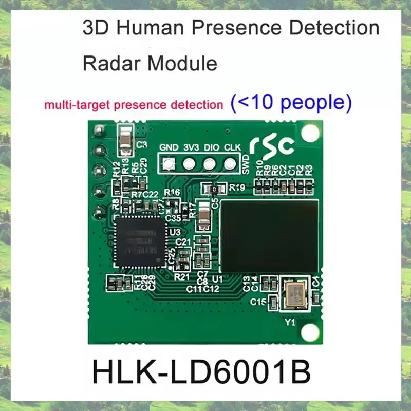 A59Z-60Ghz ミリ波レーダー高精度多人数検出 3D 人間存在検知 LD6001B レーダーモジュール