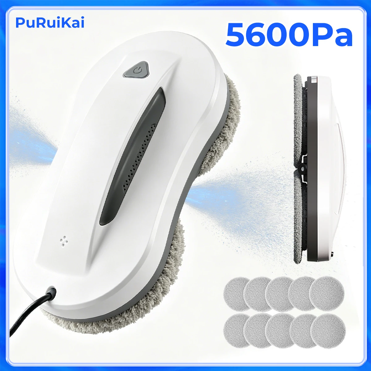PuRuikai 04 window cleaning robot intelligent brushless motor, easy-to-use high-level remote control fully automatic window clea
