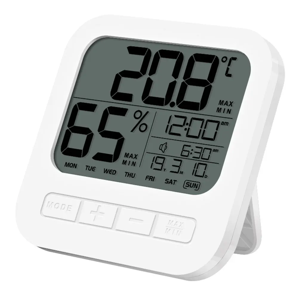 

Digital Thermometer Hygrometer High Accuracy Indoor Room Monitor Wall-mounted Celsius Fahrenheit Min Temperature
