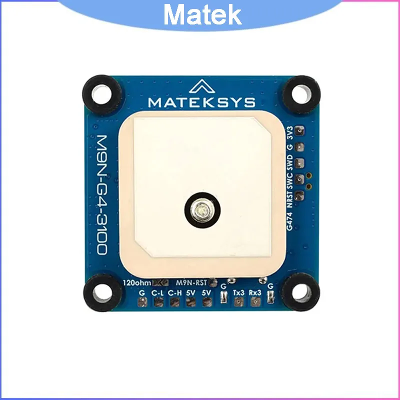 

MATEKSYS M9N-G4-3100 AP_Periph G474 CAN Node, NEO-M9N GNSS + RM3100 for DroneCAN Protocol & UART-MSP FPV Drone