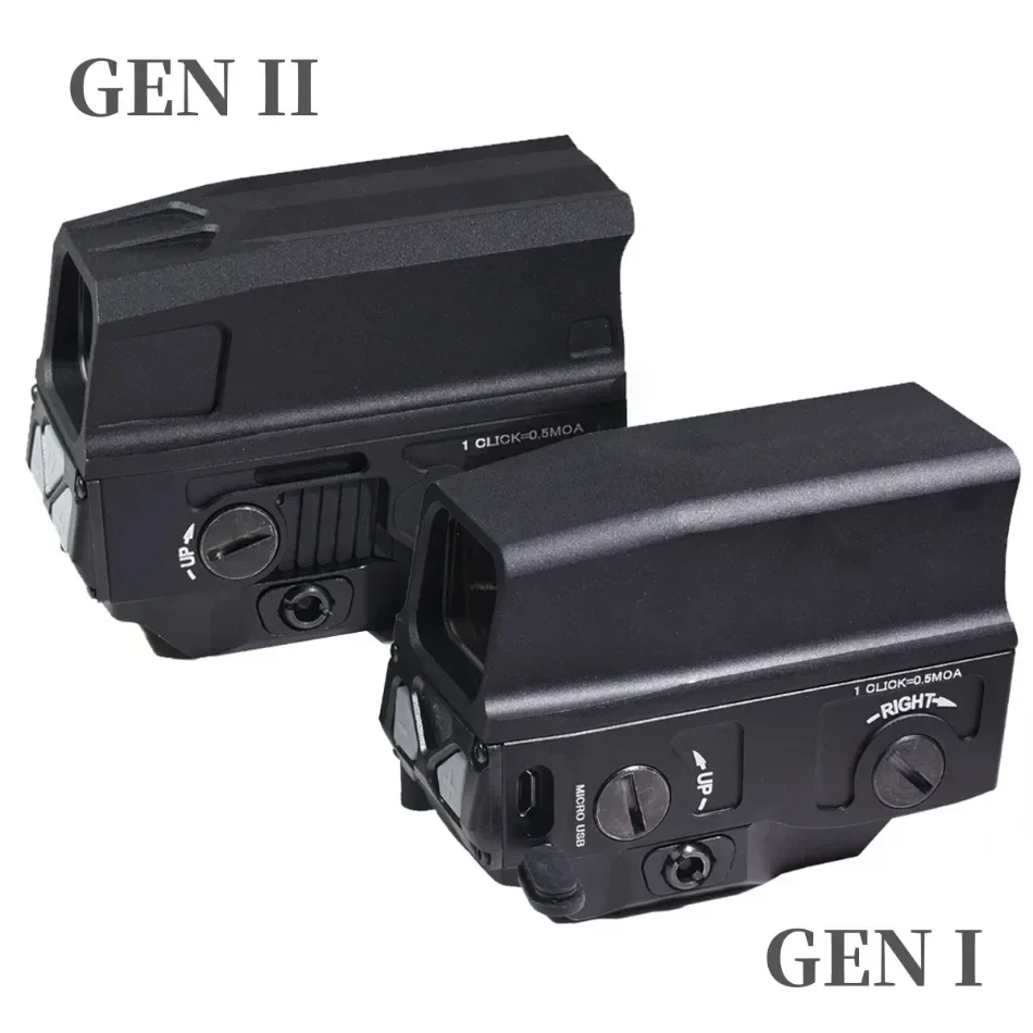 Imagem -02 - Visão Vermelha Holográfica Gen ii Lupa 3x para Caça Quartos Próximos Dinâmicos Combate para Milsim Airsoft com Marcação Completa