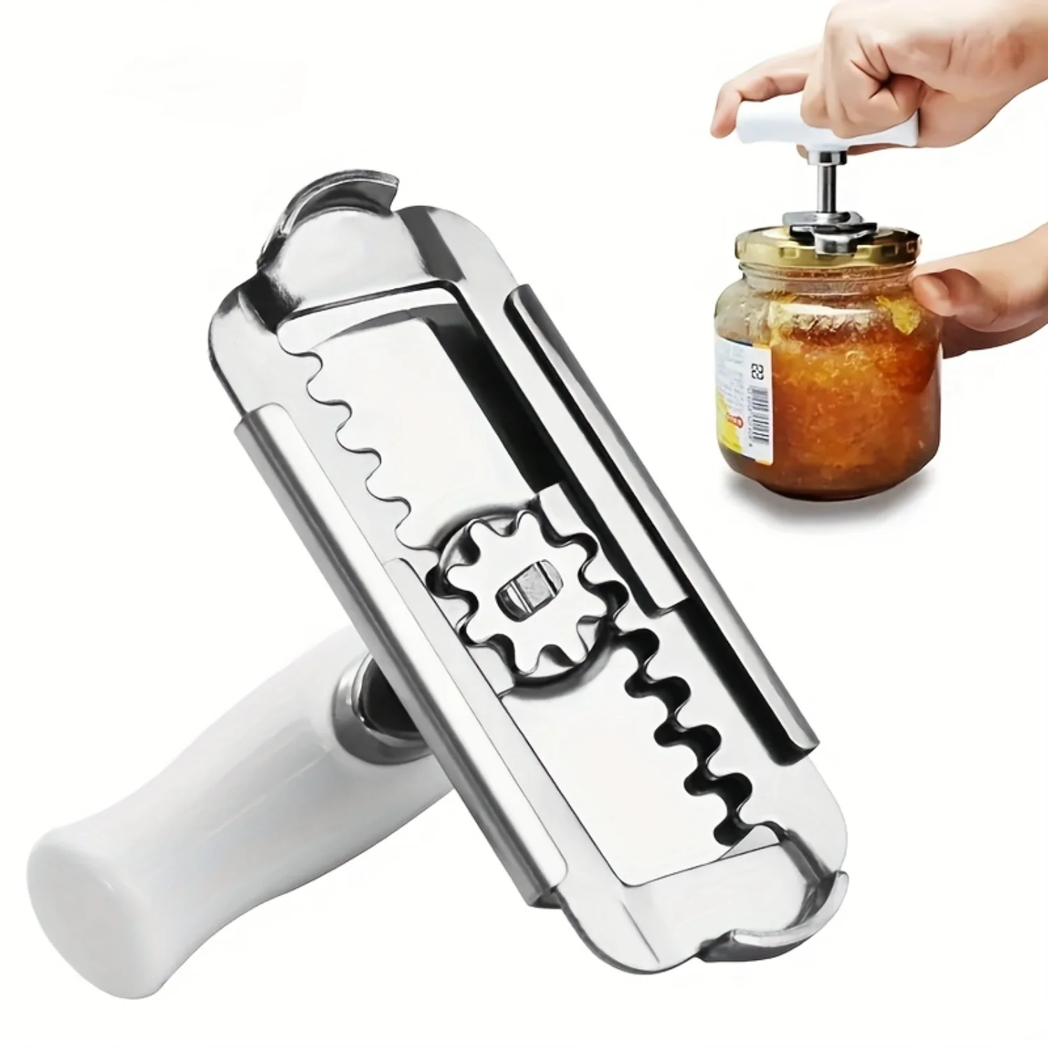 

Adjustable Stainless Steel Can Opener Bottle Opener Kitchen Accessories - Eid Al-Adha Mubarak Optimized: Stainless Steel Adjust