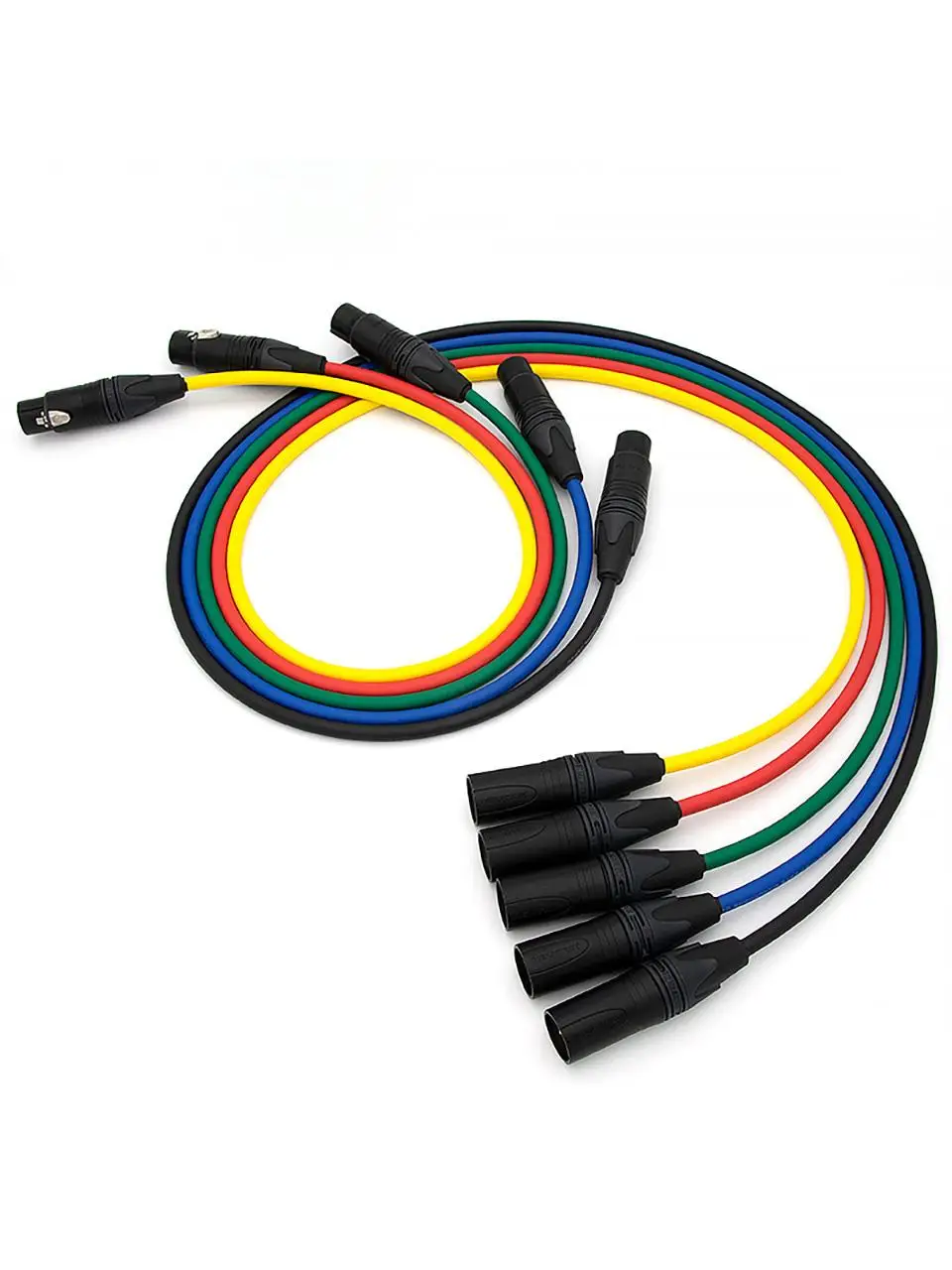 ◆   Kabel Hi-Fi XLR męski i żeński, zbalansowany kabel mikrofonowy, w całości ręcznie robiony w Japonii, przewód Mogami 2549, wtyki Neutrik pozłacane. — zdjęcie produktu 7