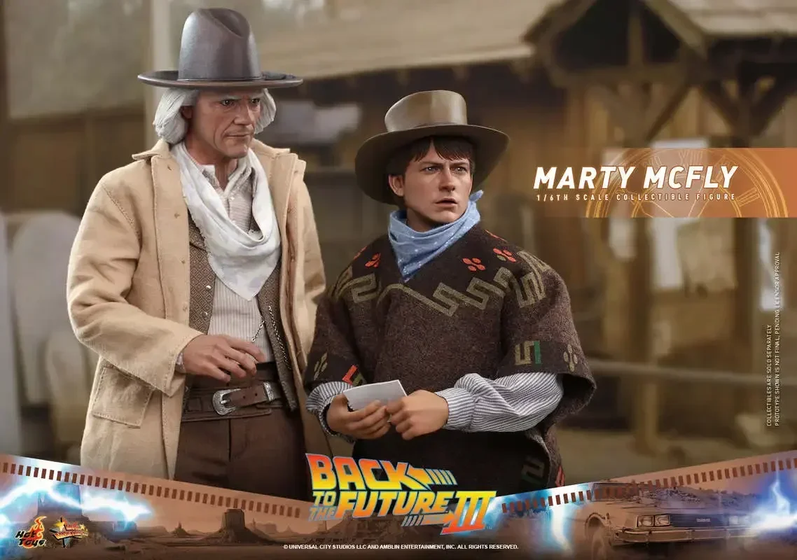 New In Stock Hottoys Ht 1/6 Mms616 Back To The Future 3 Marty Mcfly Dr. Brown  Action Figure Collection Modelaction Toys Gifts