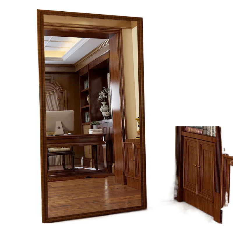 

High-value mirror full body floor dressing retro home fitting wall-mounted