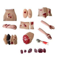 Advanced Trauma Nursing Evaluation Casualty Wound Simulation Kit Doctors Training Model