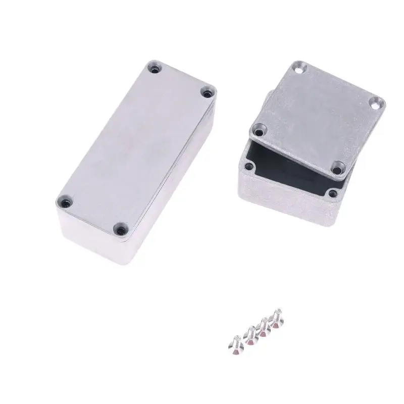 Gitarren-Effektpedal-Gehäuse aus Aluminiumdruckguss mit Schrauben, Stompbox-Gehäuse, Gitarrenzubehör – Detail 3