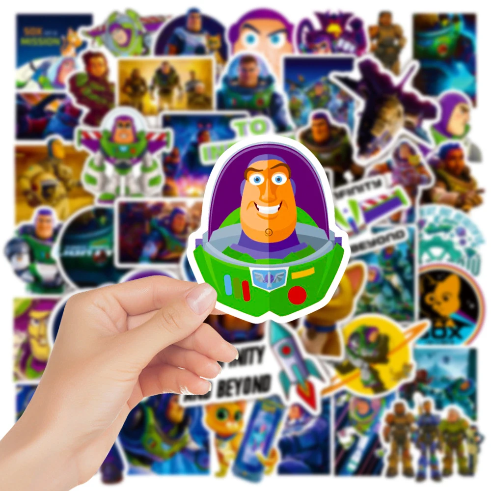 10/30/50pcs Disney Anime Toy Story Buzz Lightyear Graffiti Stickers Laptop Travel Luggage Phone Stationery Cartoon Sticker Toys