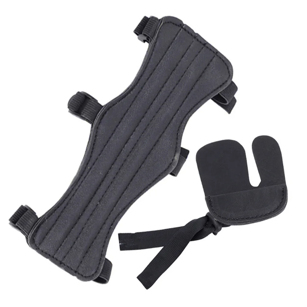 

1 Set Adjustable Archery Armguard Portable Professional Finger Protector For Shooting Hunting Outdoor Sports Archery Equipment