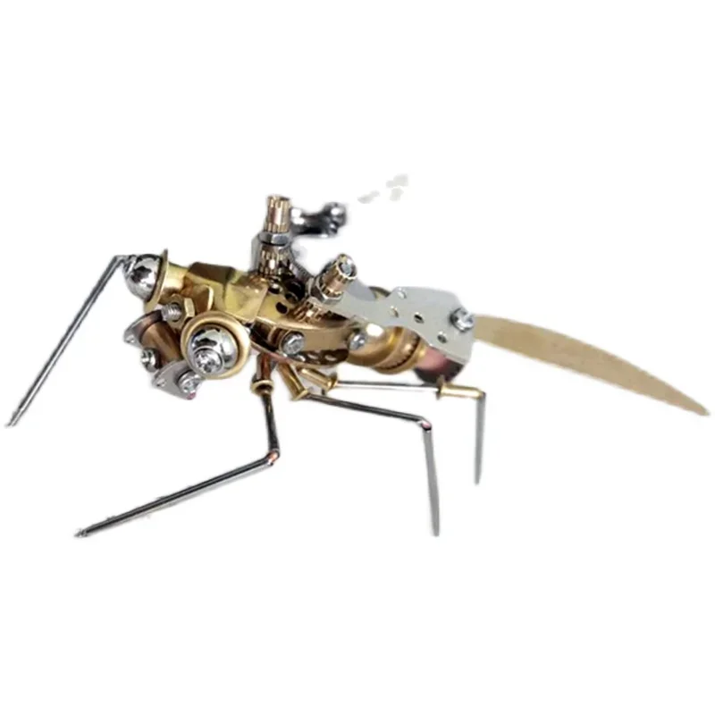 

3D mechanical insect steampunk wind mechanical wasp all-metal model pure handmade crafts creative ornaments - Finished Product