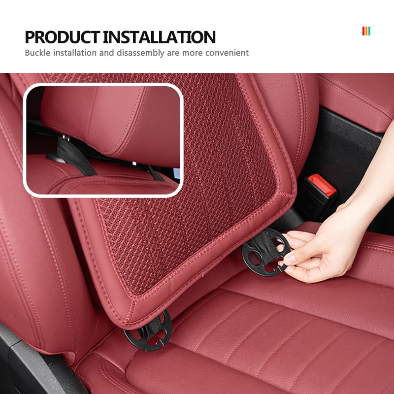 Car Seat Cushion Breathable Ice Silk Anti Slip Cool Cushion For Honda Mugen Power Accord Civic vezel Crv City Jazz Hrv view 3