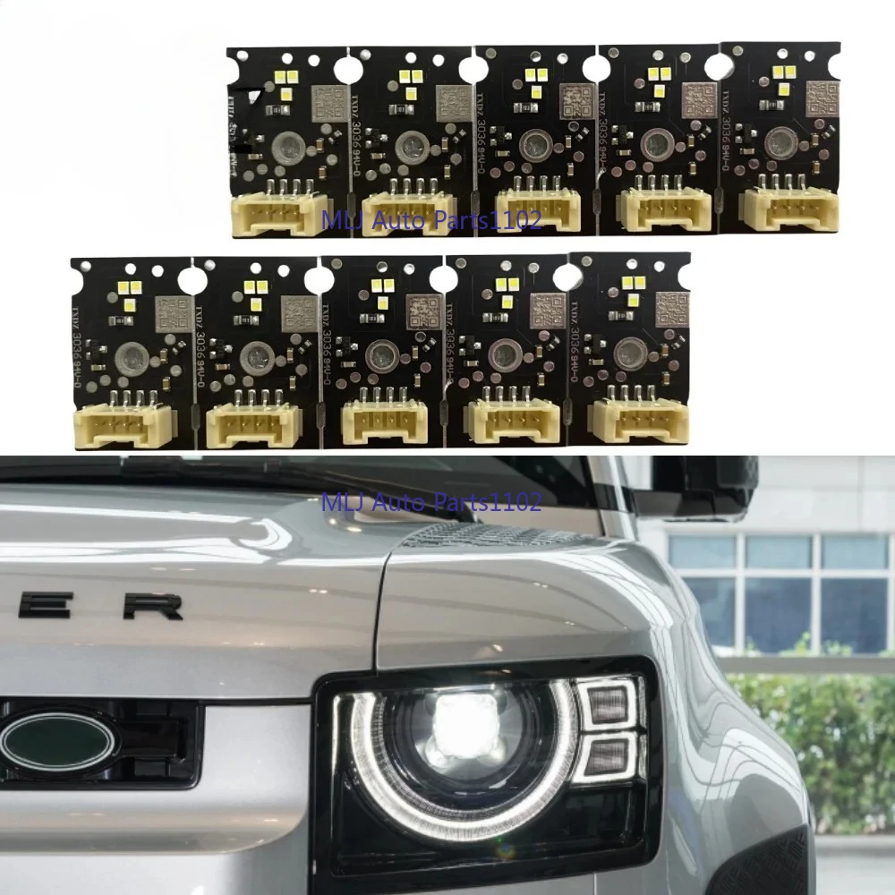 for 2020 2021 2022 Land Rover Defender 10X White Daytime Running Light Boards LED Headlight DRL CML-G5M3 5120-1 - Image 2