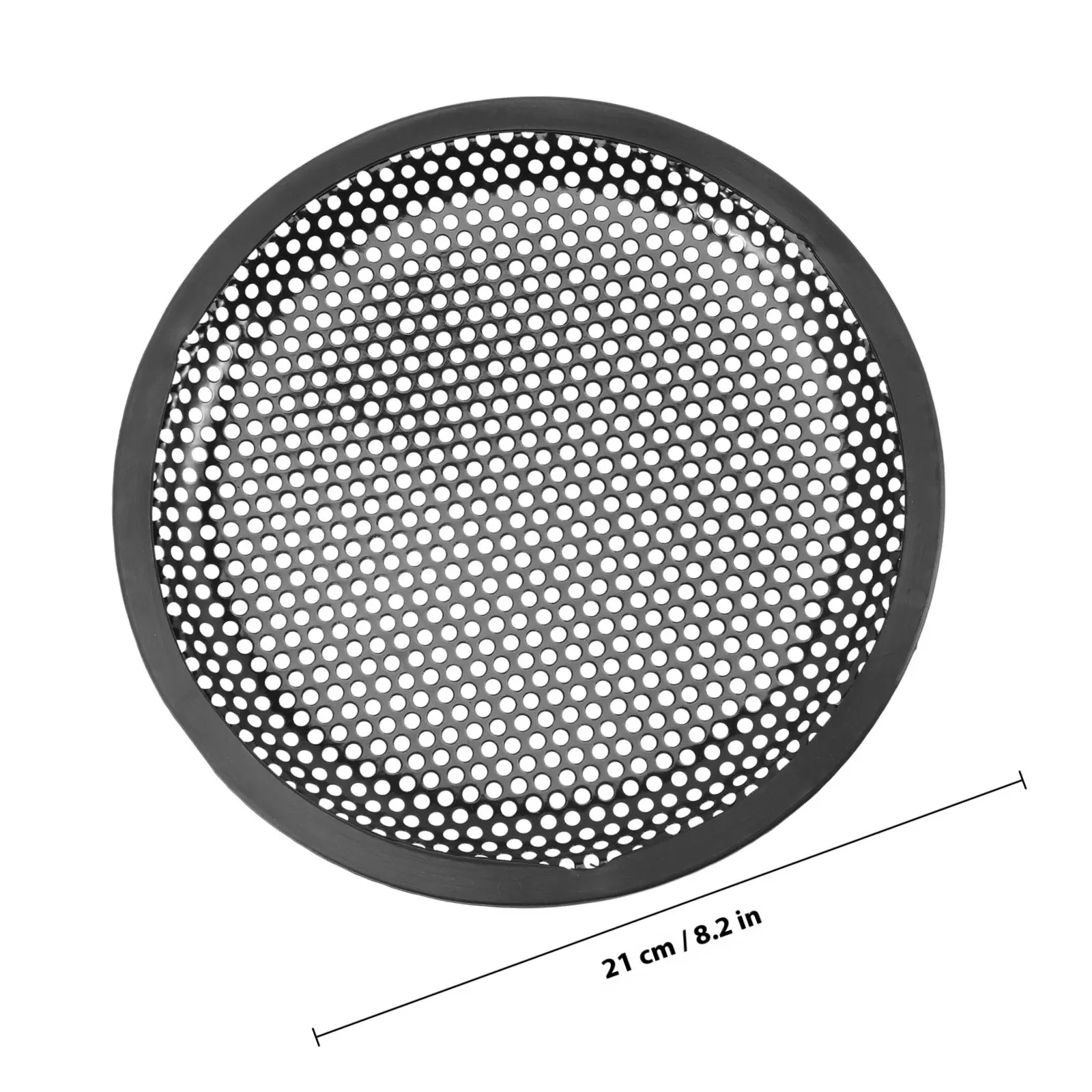 2Pcs 8 Inch Subwoofer Speaker Grill Premium Iron Mesh Protector for Car Audio and System Durability Decorative
