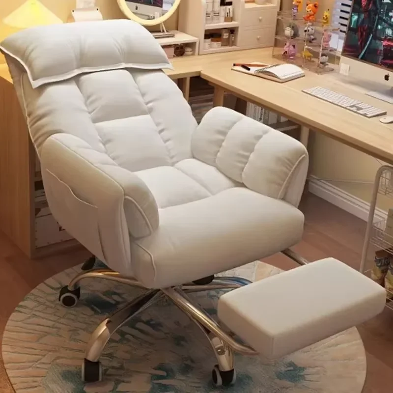 Fancy Rotating Accent Office Chair Low Price Design Comfy Computer Office Chair Cute Comfortable Modern Sandalye Salon Furniture