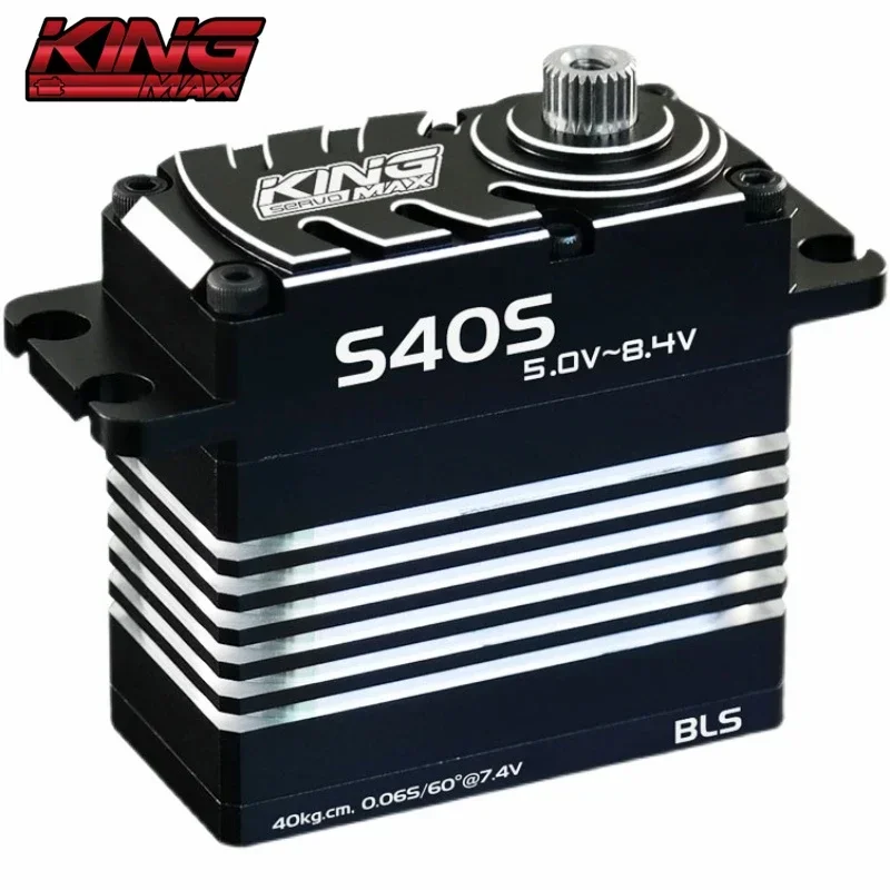 KINGMAX S40S 89g 40kg.cm Torque High-Performance Digital Standard Servo Precision Steel Gears CNC Aluminium Structure Waterproof