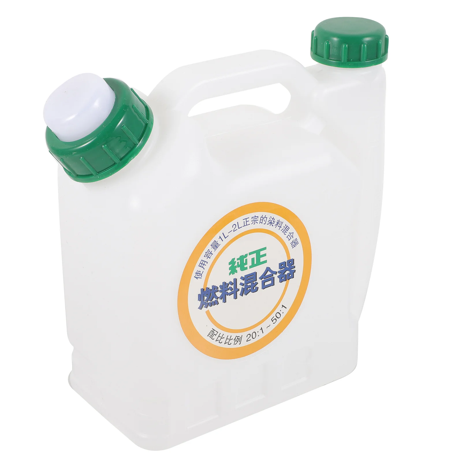 Portable Two-Stroke Engine Oil Fuel Mixing Bottle Tank Gas Plastic Gasoline Petroleum