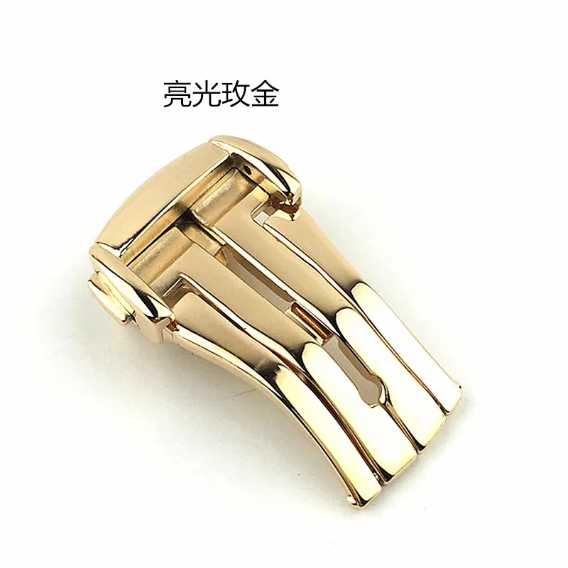 16 мм, 18 мм, 20 мм, серебряная пряжка из нержавеющей стали для часов Omega, складная застежка, кожаный или резиновый ремешок для часов