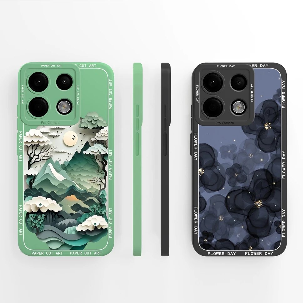 Phone Case For Redmi Note 13 Pro 4G 5G Lovely Cat Camera Protection Soft Silicone Cover Cases For RedmiNote13 Pro 4G 5G Fundas image 4