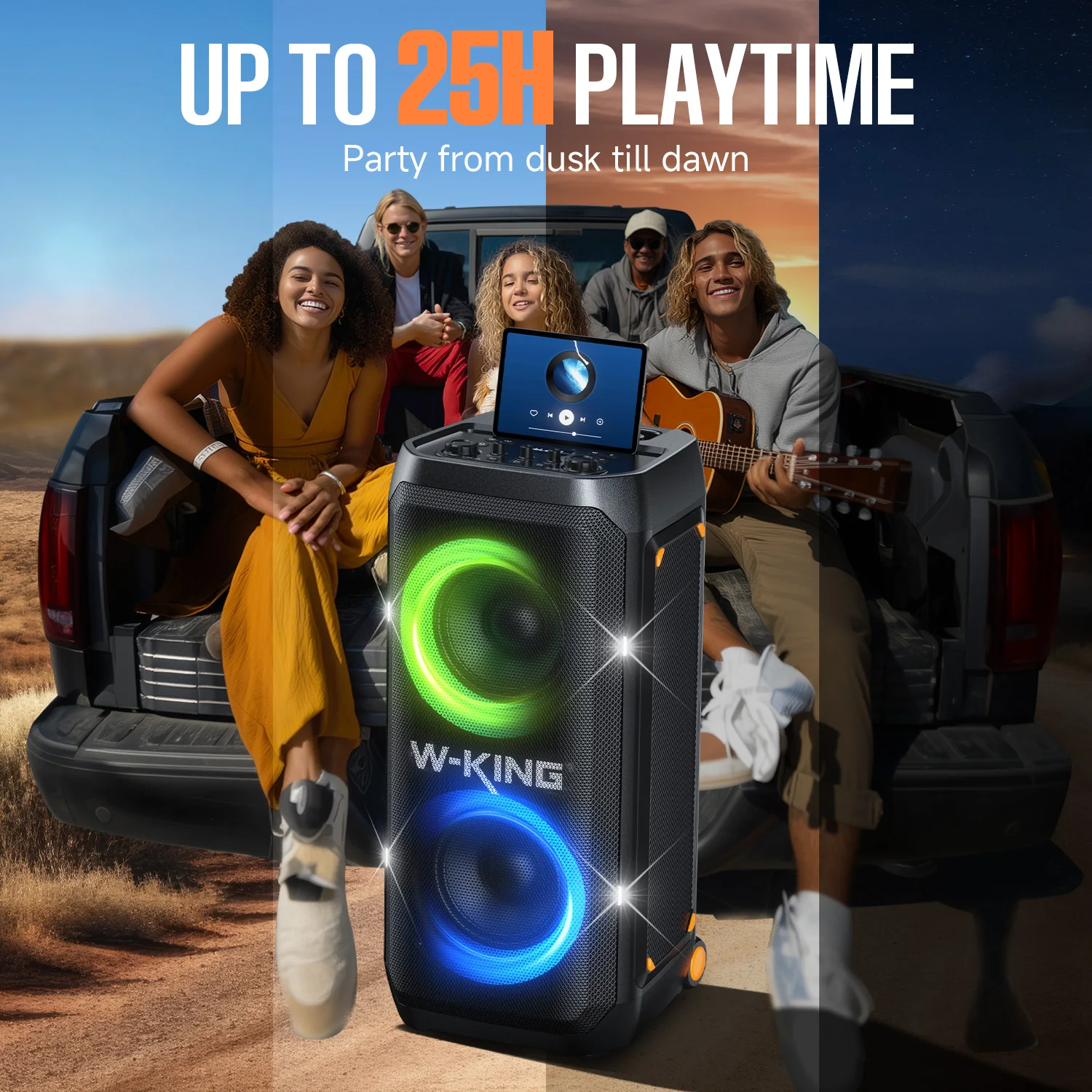 Портативная Bluetooth-колонка W-KING T12