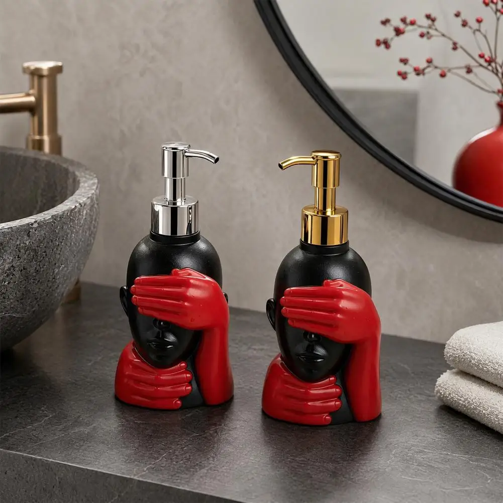 200ml Dispensing Bottle Hand Sanitizer Dispenser Shampoo Shower Gel Bottle Santa Press Soap Dispenser Household Storage Tray