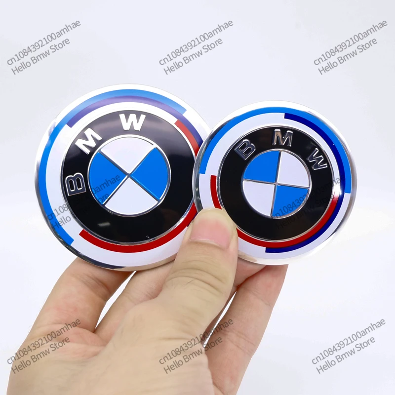 4pcs 56mm 60mm 65mm 70mm Wheel Center Sticker Emblem Rim Caps Hub Cover Logo Badge Decal For E60 E61 F90 F07 F10 F11 F18 G30 G31