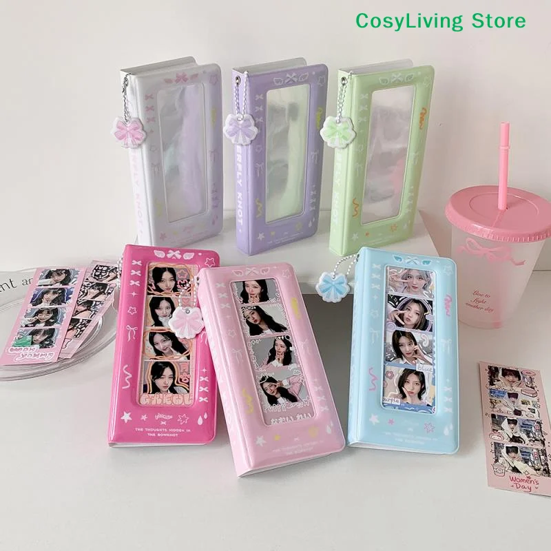 [CL]20 Pages 40 Photos Multicolors Photo Booth Frame Photo Booth Album For 2x6 Inch Photo Strips Album[CL]