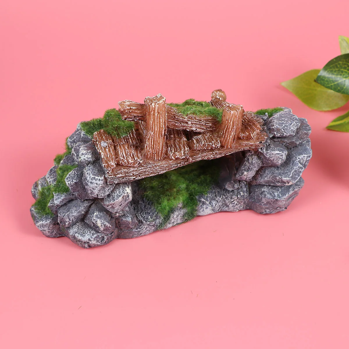 

Mountain Aquarium Decoration Fish Play Cave Resin Rockery Stone Simulation Rockery Stone Retro Design Home Decor