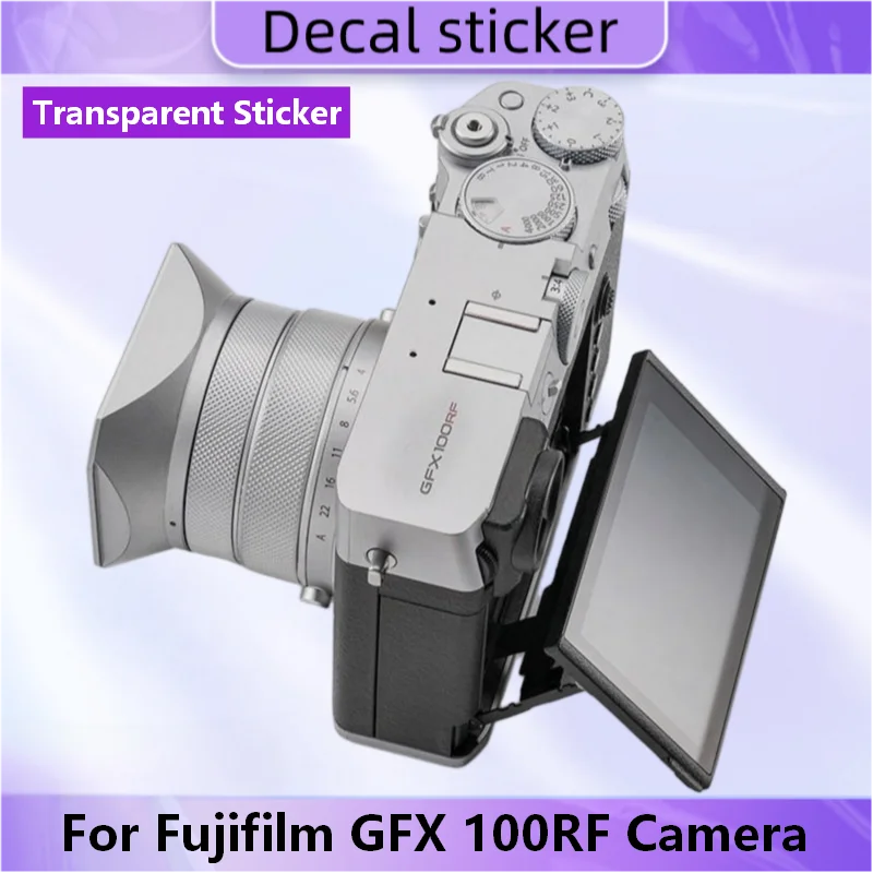 

Прозрачная защитная наклейка для камеры Fujifilm GFX 100RF, защитная пленка от царапин для камеры Fuji GFX100RF, защитное покрытие