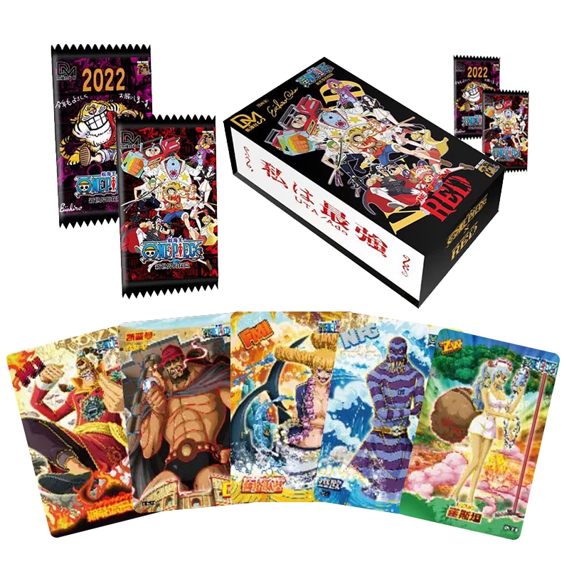 

The New Japanese ONE PIECE Anime Collection Game Multi-layer Seamless Thick Cards Booster Box Collectibles Battle Child Gift Toy