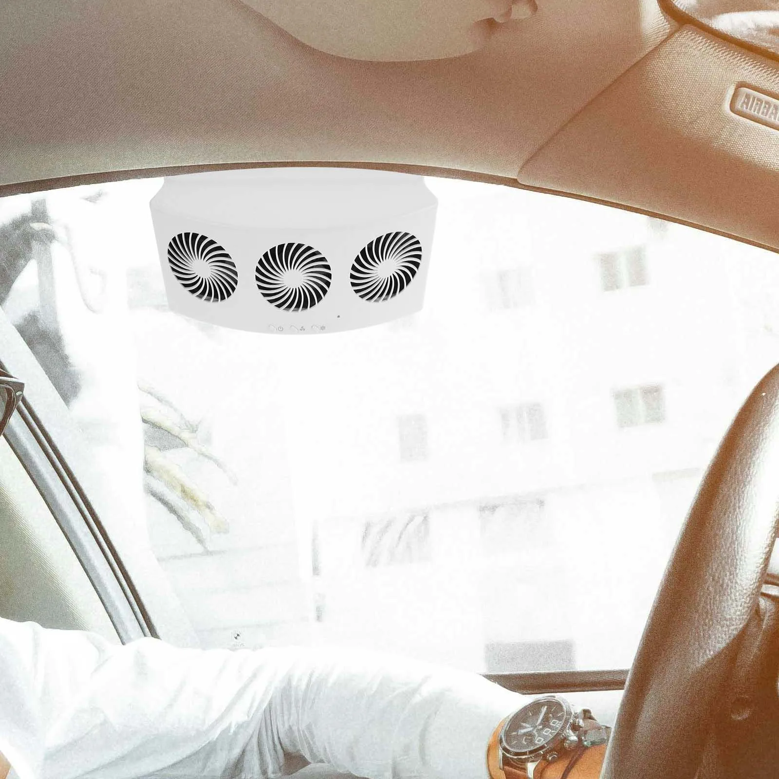 

Car Ventilating Fan Solar Powered Cooler Ventilator Automobile Exhaust Window Abs Fans for