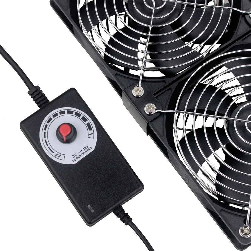 120mm 3000RPM Fan Cooling with Controller 12cm 12V 220V Btc Machine Chassis Workstation Cabinet Radiator Server Fan