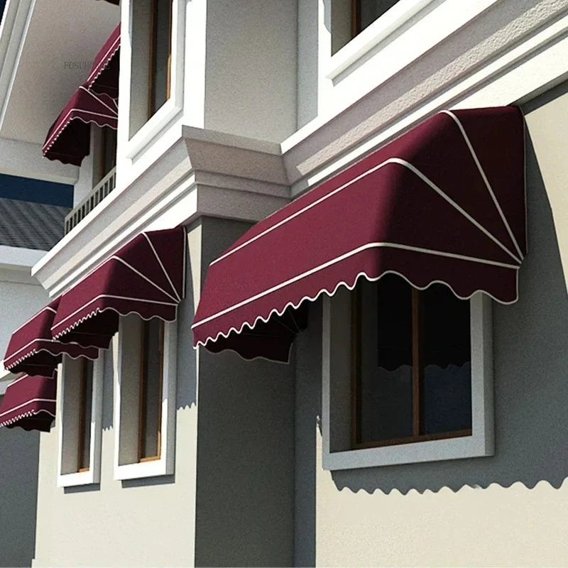 Luxury Folding Curved Gazebos for Outdoor Decorative Pergola Designer Designer Retractable Outdoor Garden Balcony Window Canopy