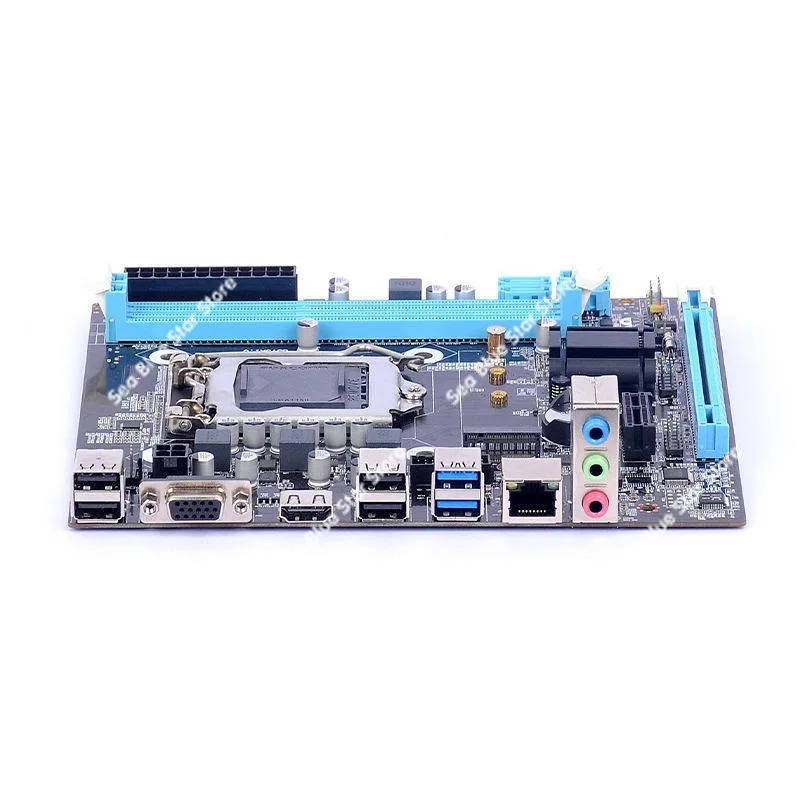 New H81G Computer Main Board DDR3 Memory LGA 1150 Pins Support Fourth Generation I3 I5 I7CPU Processor