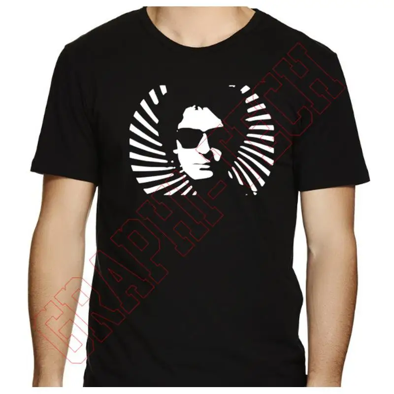 Camiseta negra SODA STEREO GUSTAVO CERATI ROCK EN ESPA ëOL PLAYERA NEGRA