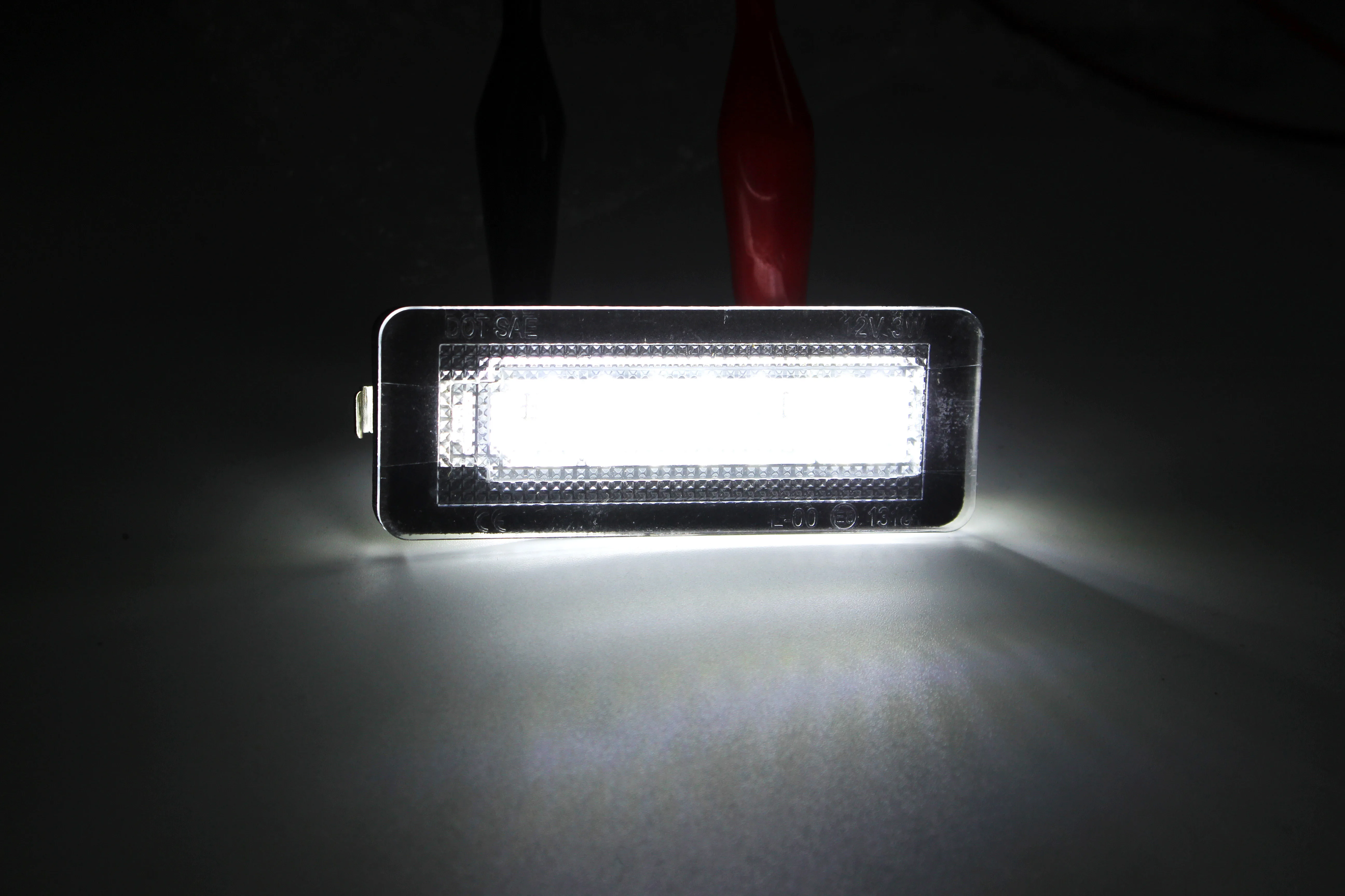 2 قطعة Canbus 18 SMD لوحة ترخيص مُضاء رقم ضوء مصباح خطأ مجاني لبنز الذكية Fortwo كوبيه للتحويل W450 W451 W453 #6