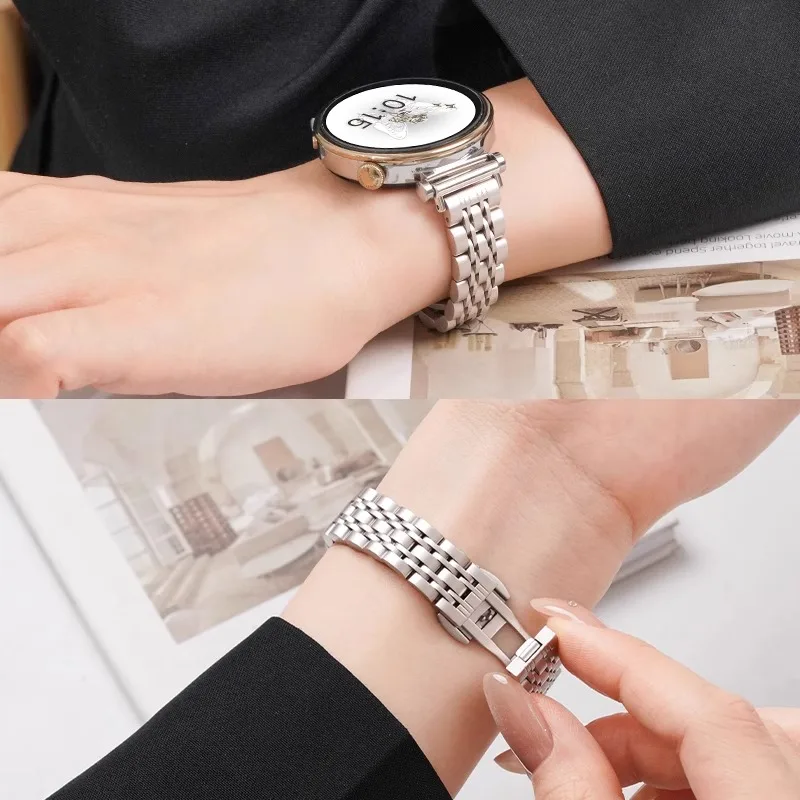 For GARMIN Strap Lily 2 Smart Watch Women's Lily 2nd Generation Fashion Vitality Edition Loop Sports stainless steel watchband