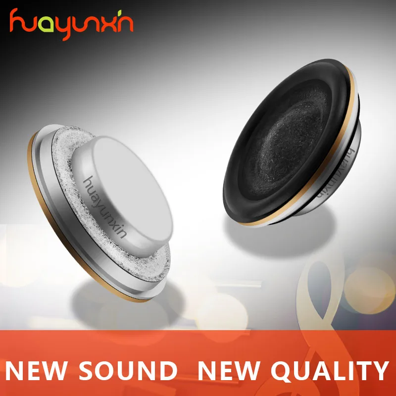 Huayunxin14.2mm PU Carbon Nanotubes Composite Membrane Wireless DIY Gaming Electronica Neutral Bass Headphone Speaker Drive Unit