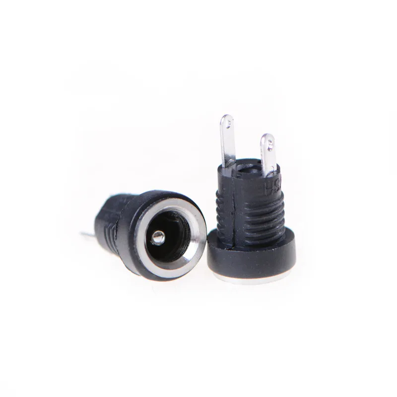 10 個 DC-022B 電源ジャックソケットメスパネルマウントコネクタ 5.5*2.1 ミリメートル