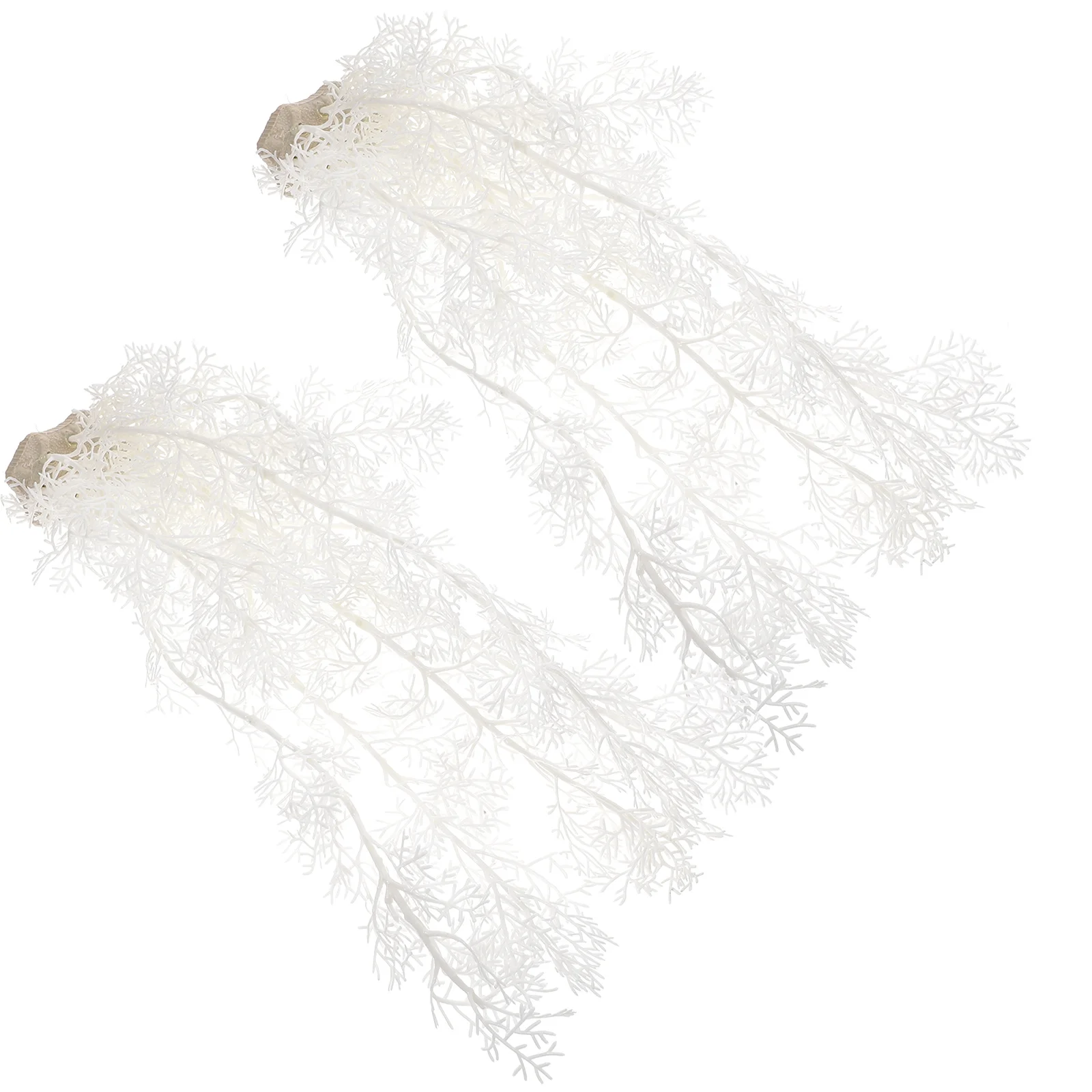 

2pcs Aquarium Fake Plants For Betta Fish Tank Aquatic Water Grass Decorations Green Plastic Plants Fish Tank Decor Reptile