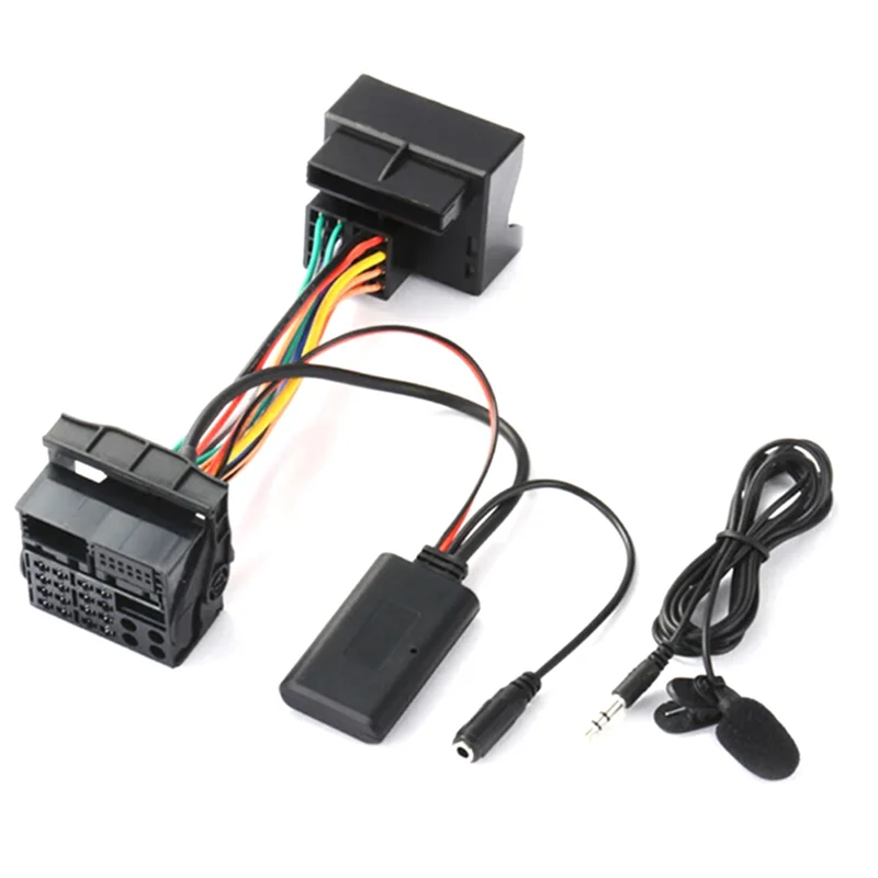 

Audio AUX Cable Adapter Bluetooth 5.0 + External Microphone for Opel CD30 CDC40 CD70 DVD90 for Opel -L94A